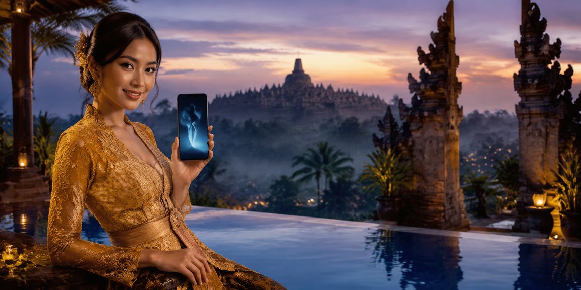 Model Vietnam mengakses aplikasi kasino dengan tampilan modern