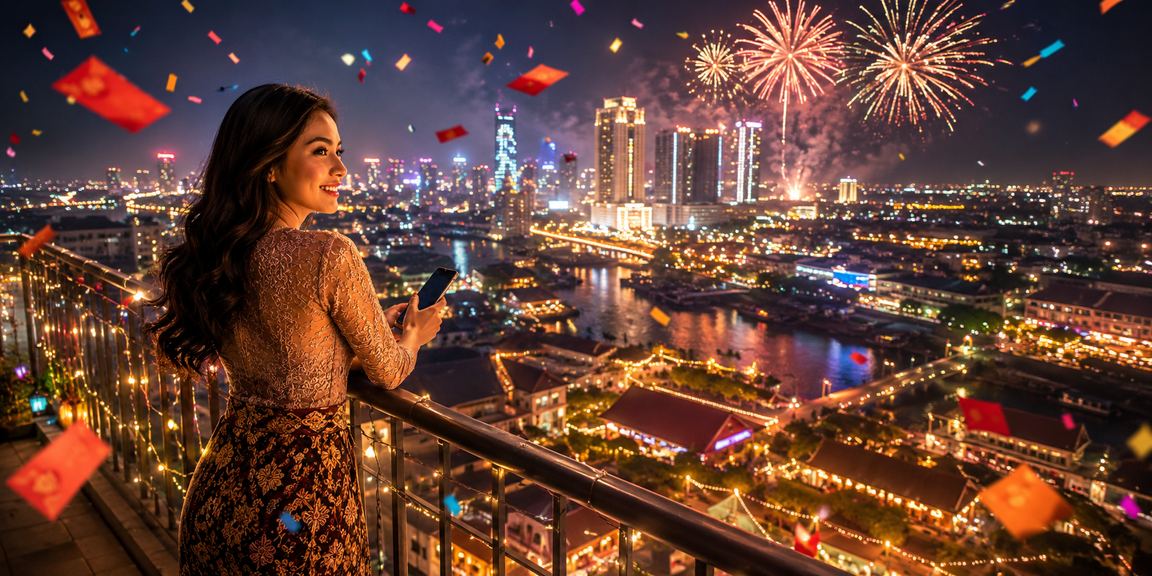 Momen malam meriah pengguna selena88 di pasar malam